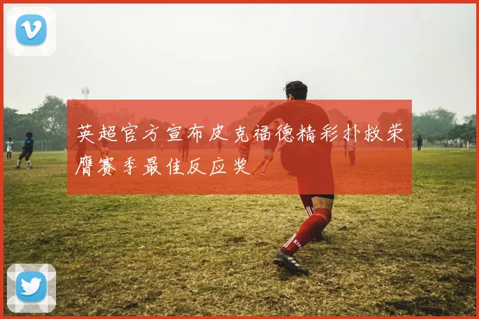 英超官方宣布皮克福德精彩扑救荣膺赛季最佳反应奖